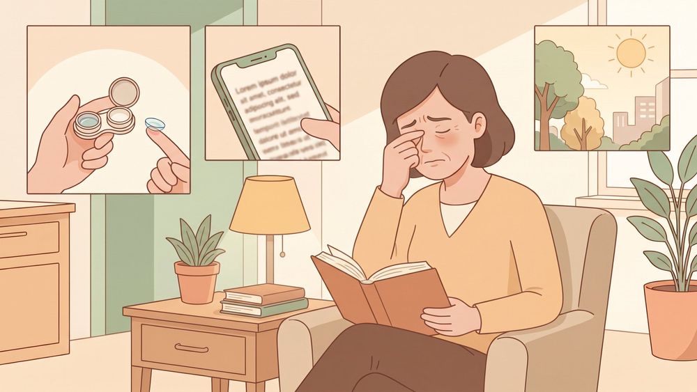 戴多焦點隱形眼鏡,為什麼不能每個距離都很清楚?