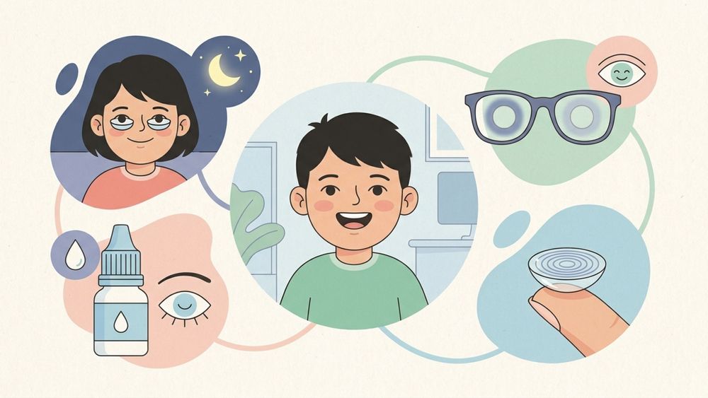 兒童近視控制有哪些選擇？4 種常見方式一次認識！