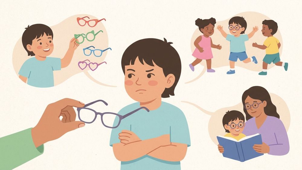 孩子不願意戴眼鏡？3 招增進配合度