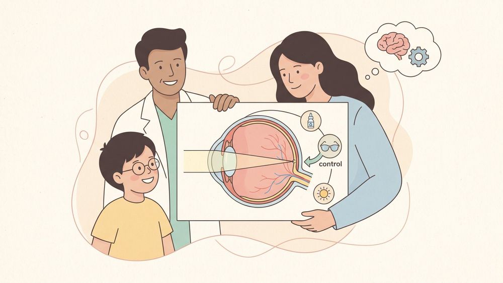 孩子的近視不只度數那麼簡單:家長一定要知道的近視控制原理
