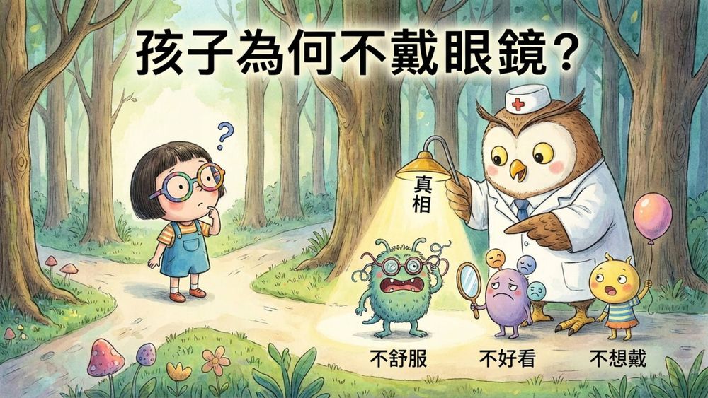 孩子不願意戴眼鏡?3 招增進配合度