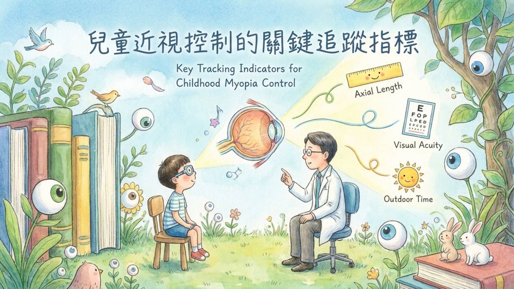 孩子近視控制到底有沒有效?看 3 項關鍵追蹤指標