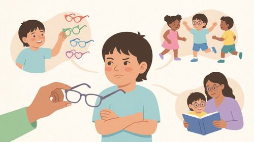 孩子不願意戴眼鏡？3 招增進配合度