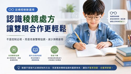 兒童近視控制「稜鏡」處方是什麼？常見 5 問答